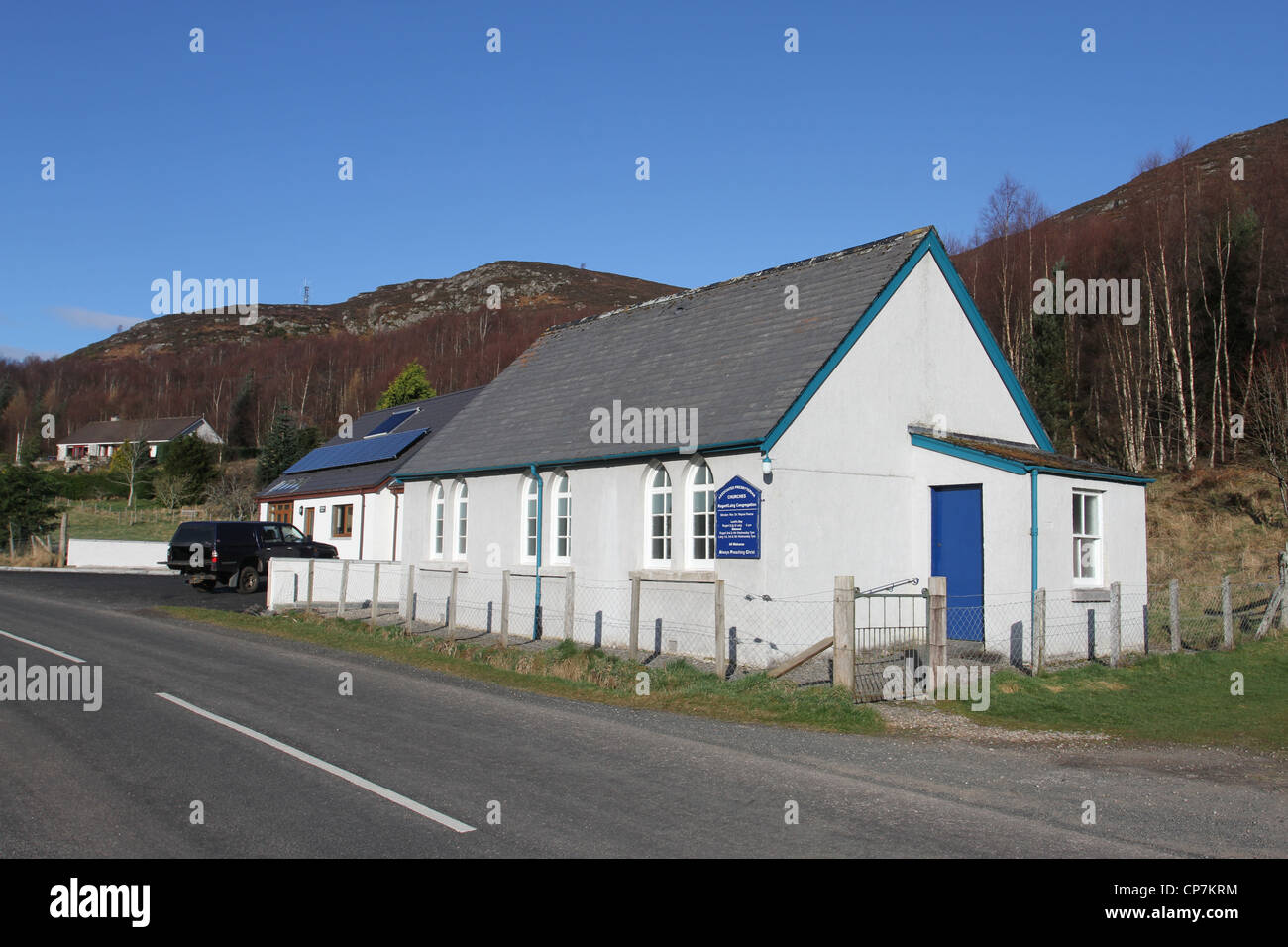 Damit verbundene Presbyterianischen Kirchen rogart/lairg Schottland März 2012 Stockfoto