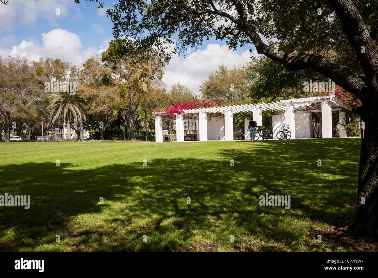 Dekorative Gitter, North Park Straub, St. Petersburg, FL Stockfoto