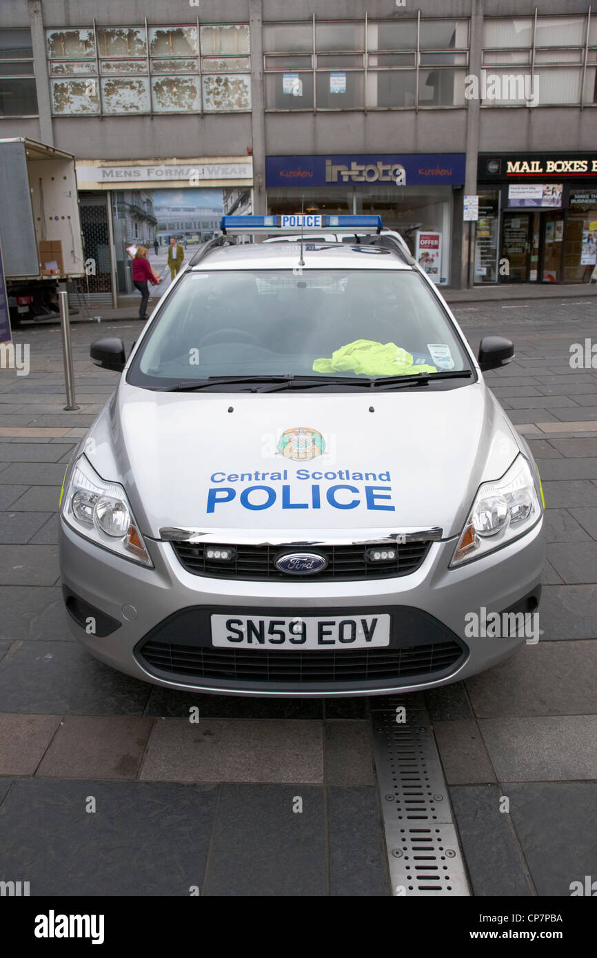 zentrales Polizei Schottland Streifenwagen Stirling Scotland UK Stockfoto