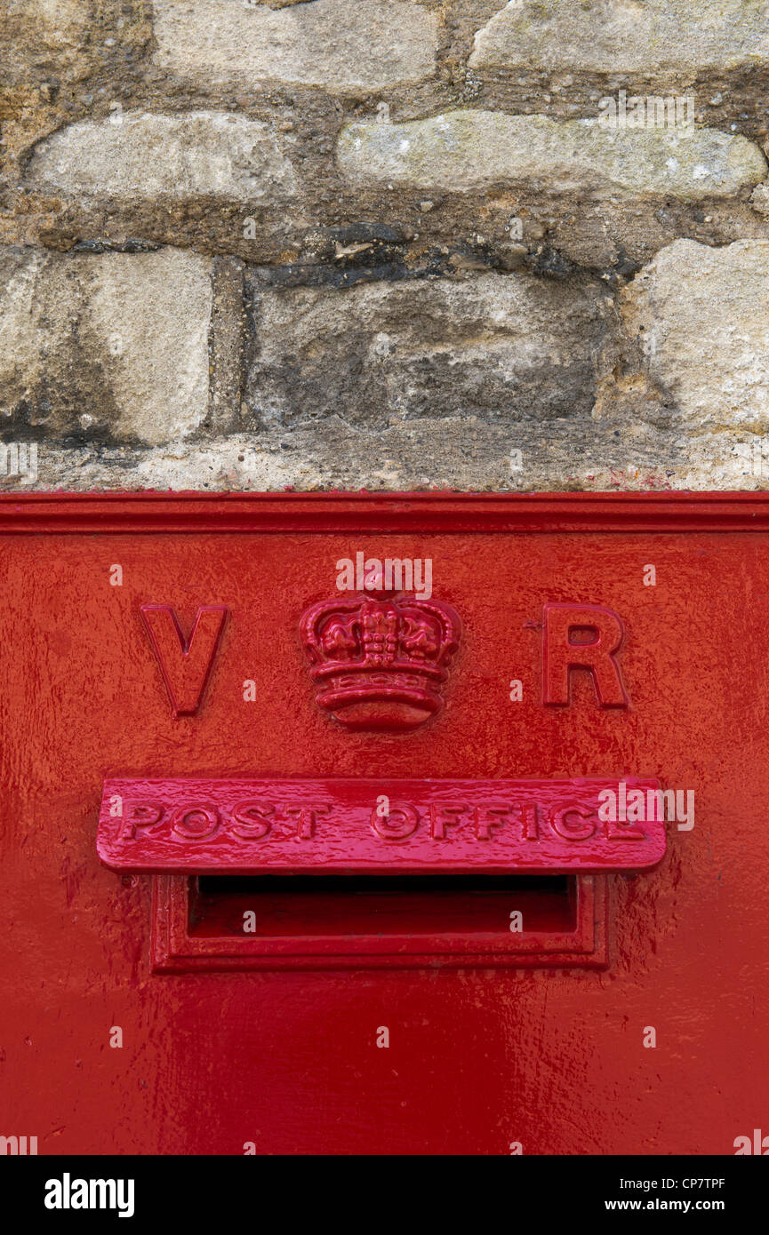Viktorianischer Briefkasten in Oxford, Oxfordshire, England Stockfoto