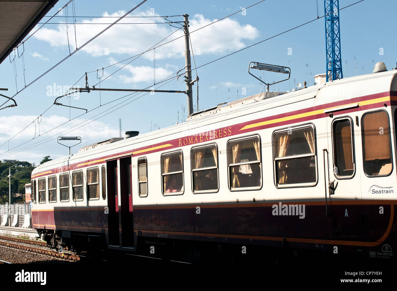 Roma Express-Zug Stockfoto