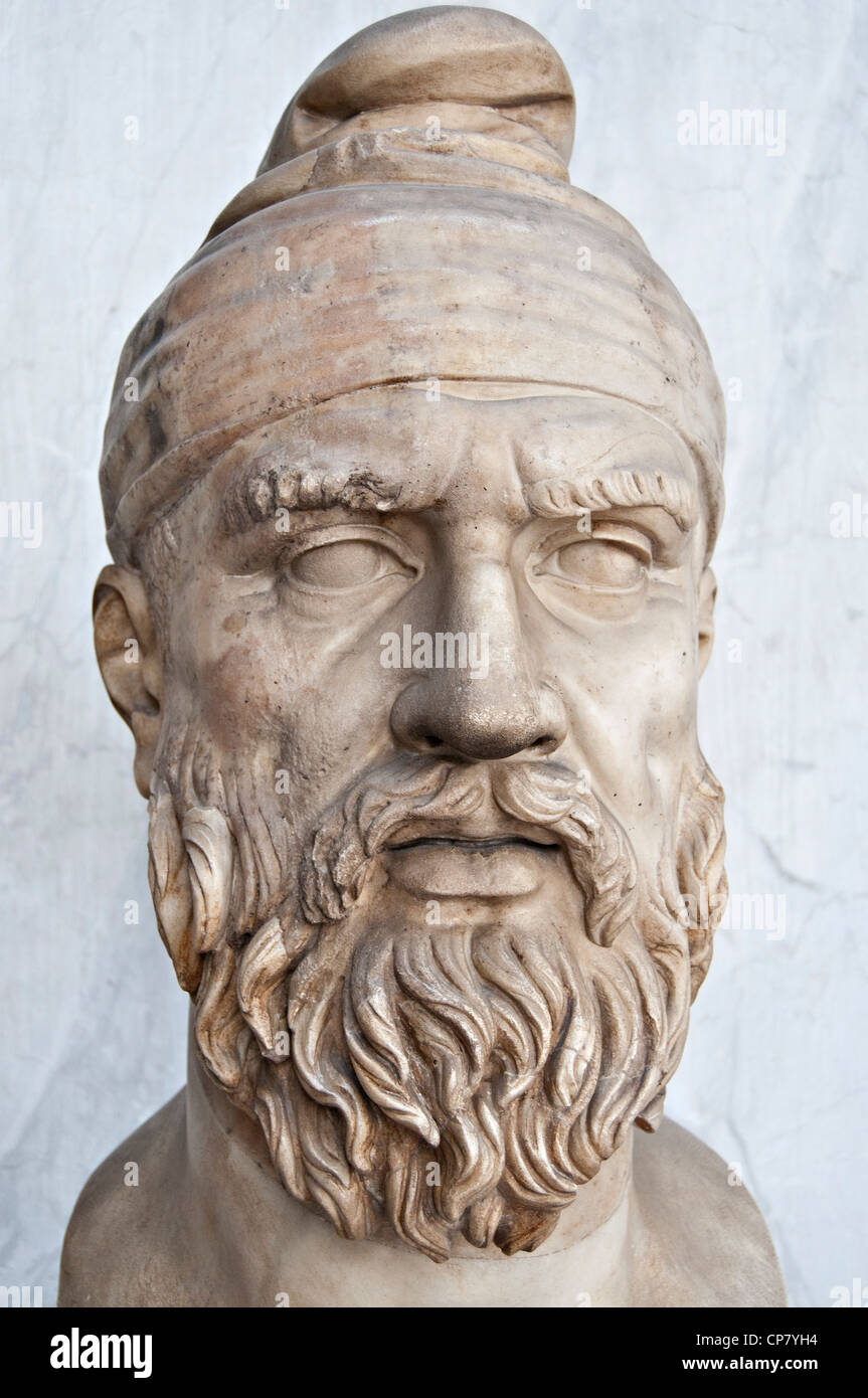 Statue von Dacian Leiter in den Vatikanischen Museen Stockfoto