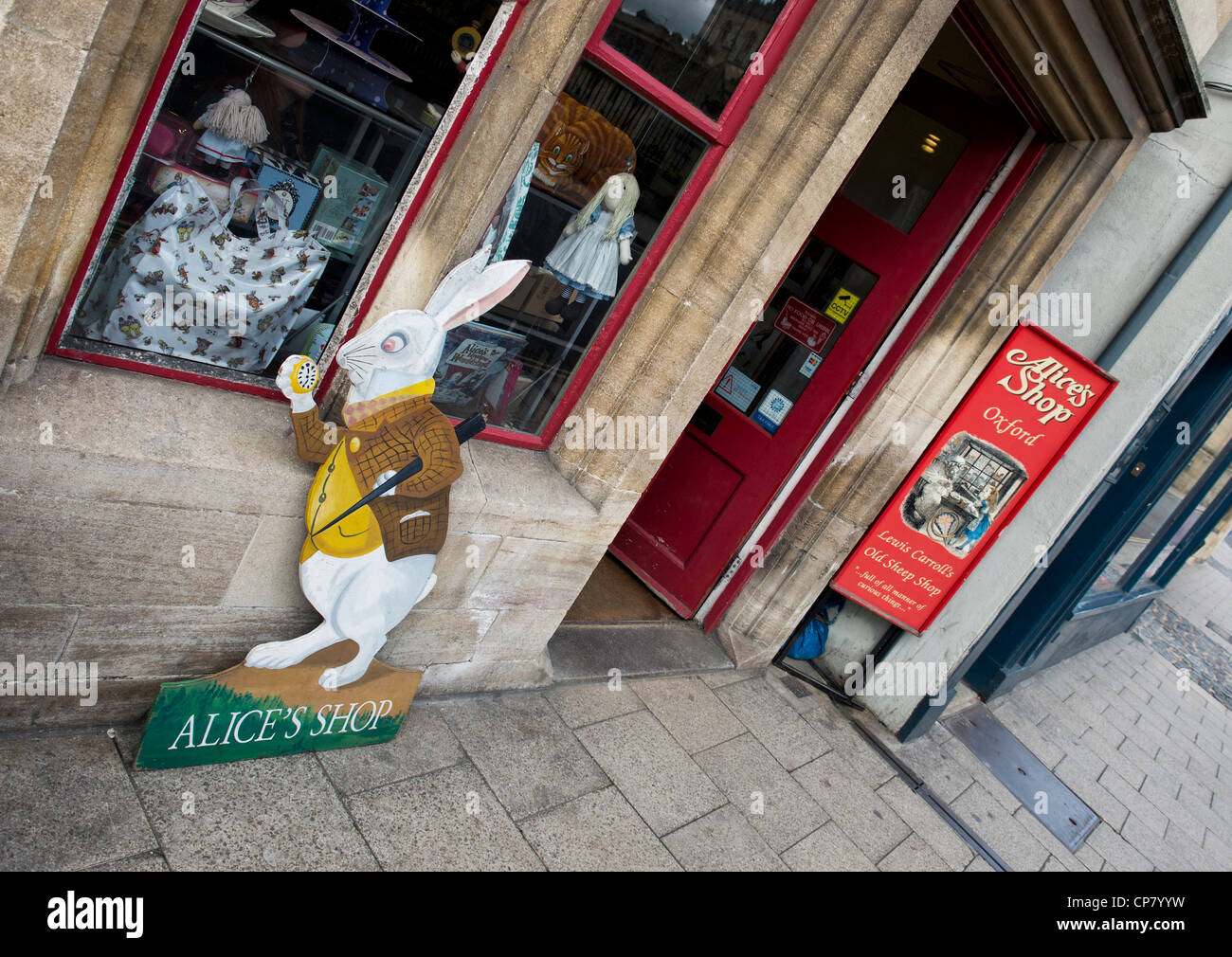 Alices Shop. Die Alice im Wunderland Shop. Oxford, Oxfordshire, England Stockfoto