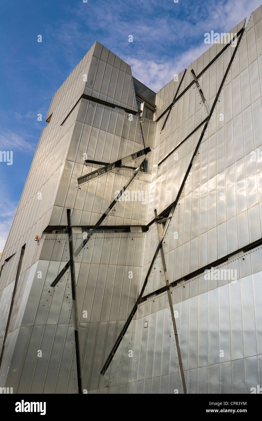 Berlin, Außenansicht des Jüdischen Museums, Deutschland Stockfoto