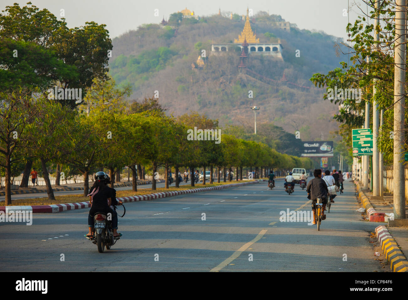 Mandalay Hill, Myanmar Stockfoto