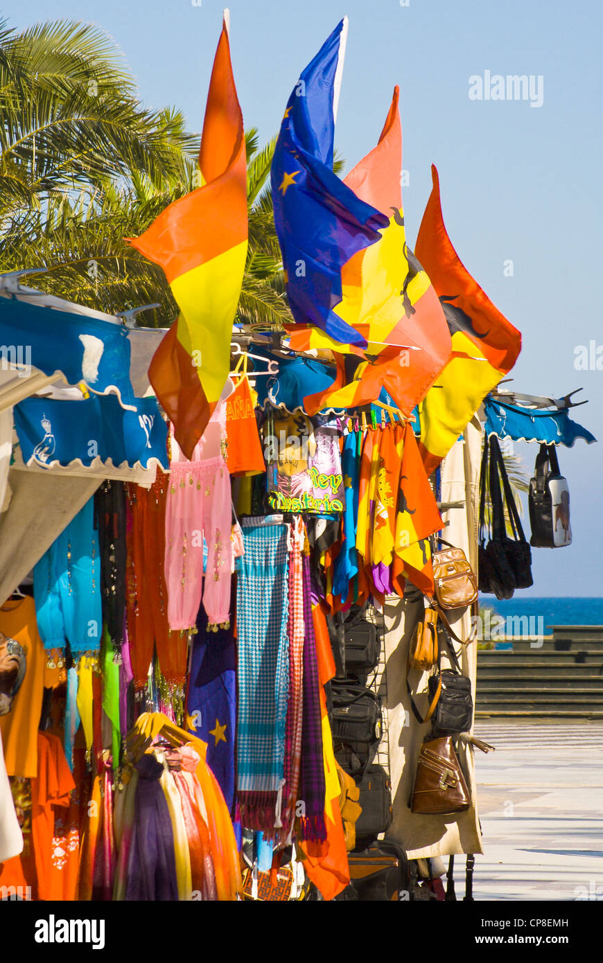 Spanische Marktstand Stockfoto