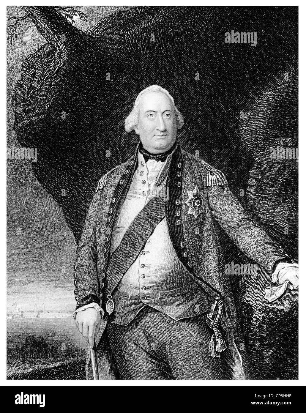 Charles Cornwallis, 1. Marquess Cornwallis, Knight of the Garter, 1738-1805, britischer General im amerikanischen Unabhängigkeitskrieg, Stockfoto