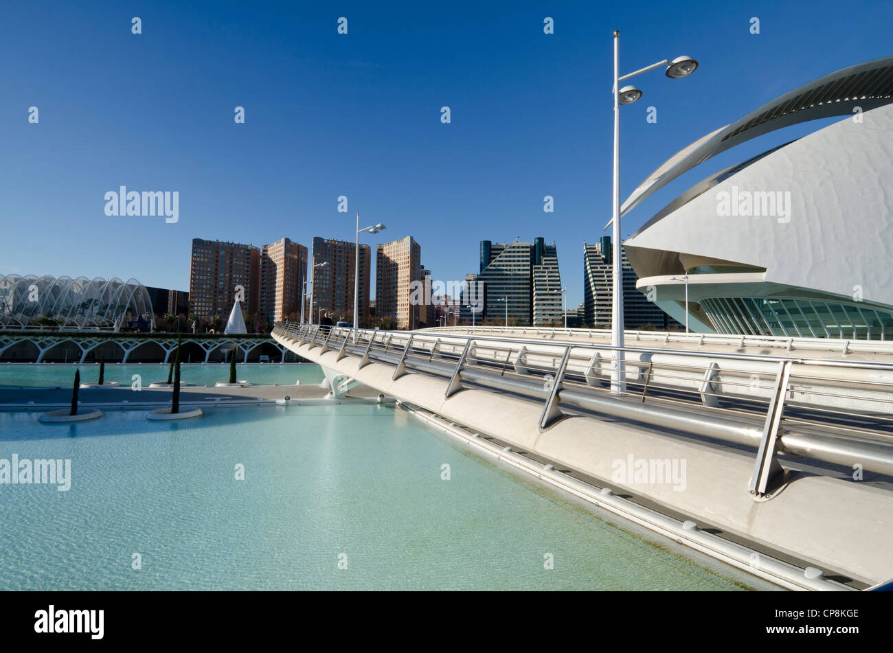 Opernhaus, die Gebäude in Valencia Stockfoto