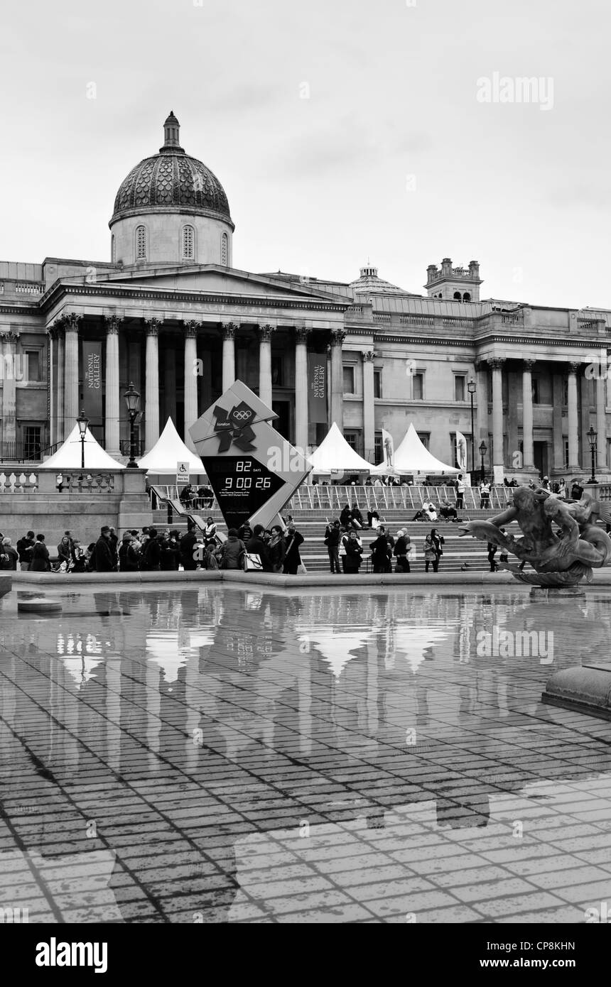 Trafalgar Square in London Stockfoto