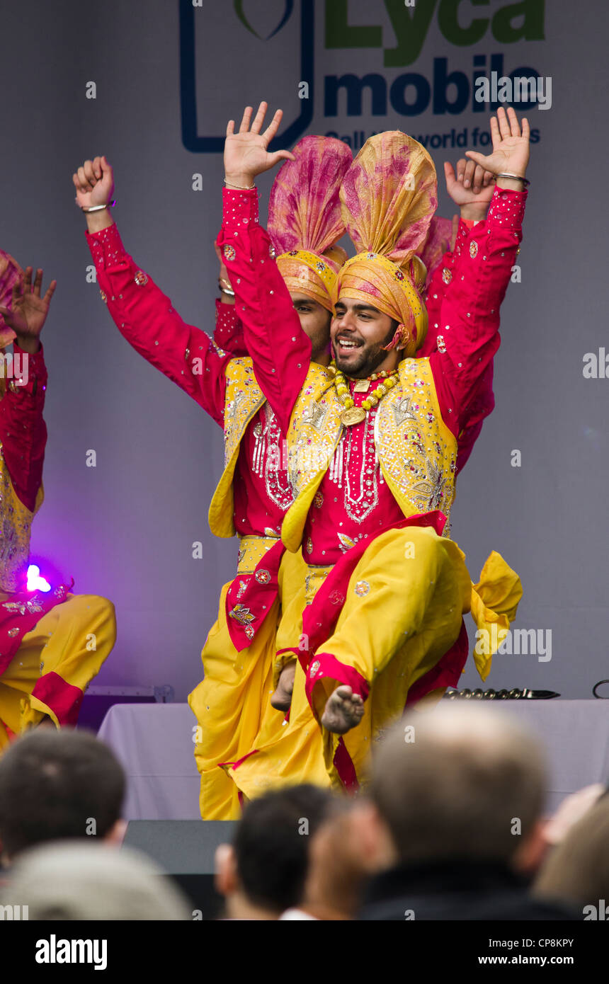 Die Sikh-Festival auf dem Trafalgar Square - London 05.06.2012 Stockfoto