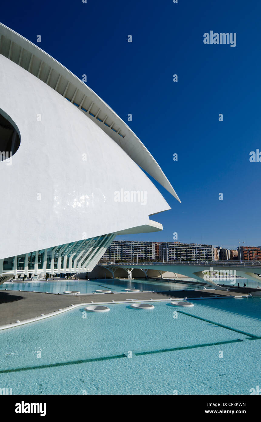 Opernhaus, die Gebäude in Valencia Stockfoto