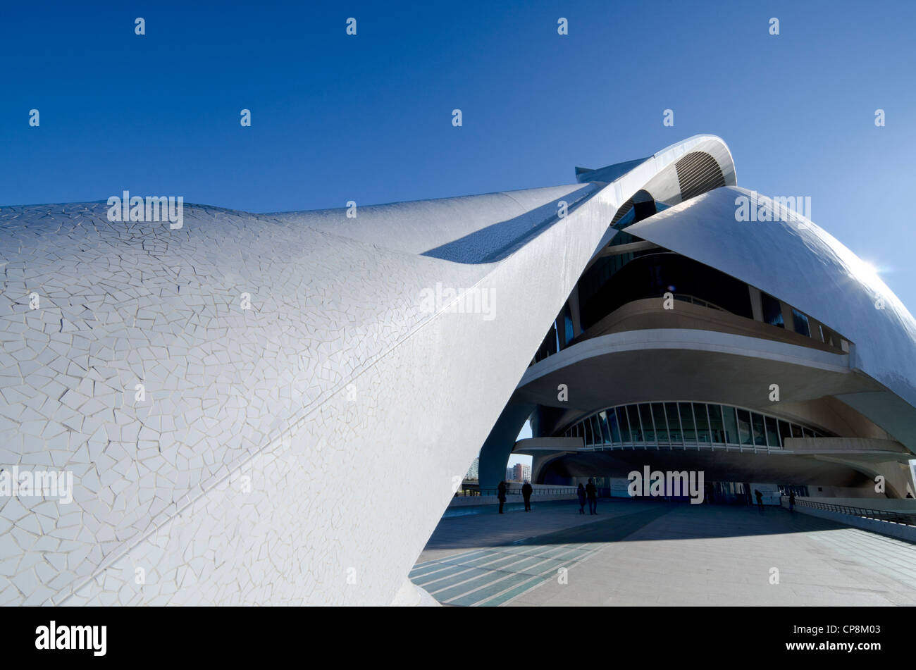 Opernhaus, die Gebäude in Valencia Stockfoto