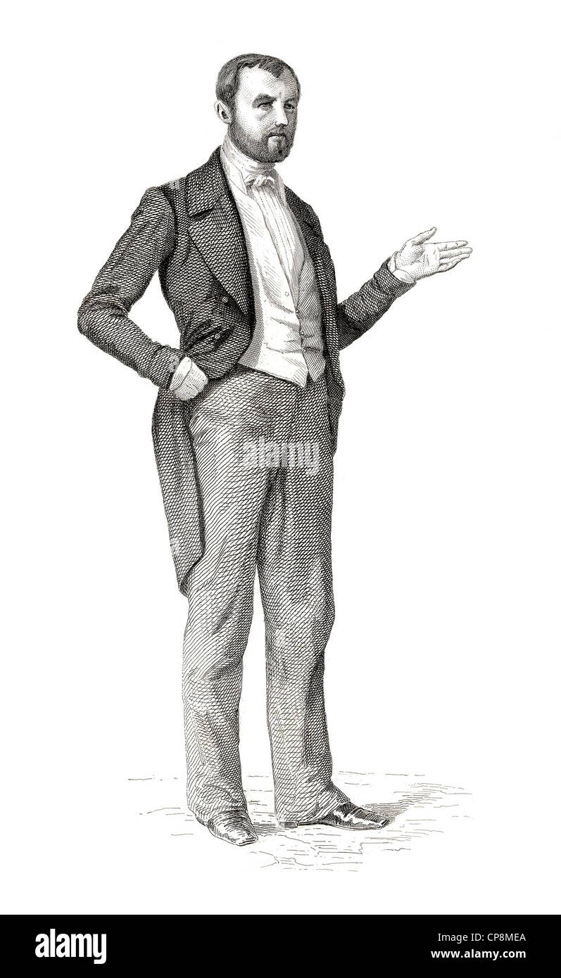 Jean-Baptiste Payer, 1818-1860, Mitglied der französischen Nationalversammlung vertreten Ardennen, 1848, Historischer Stahlstich au Stockfoto
