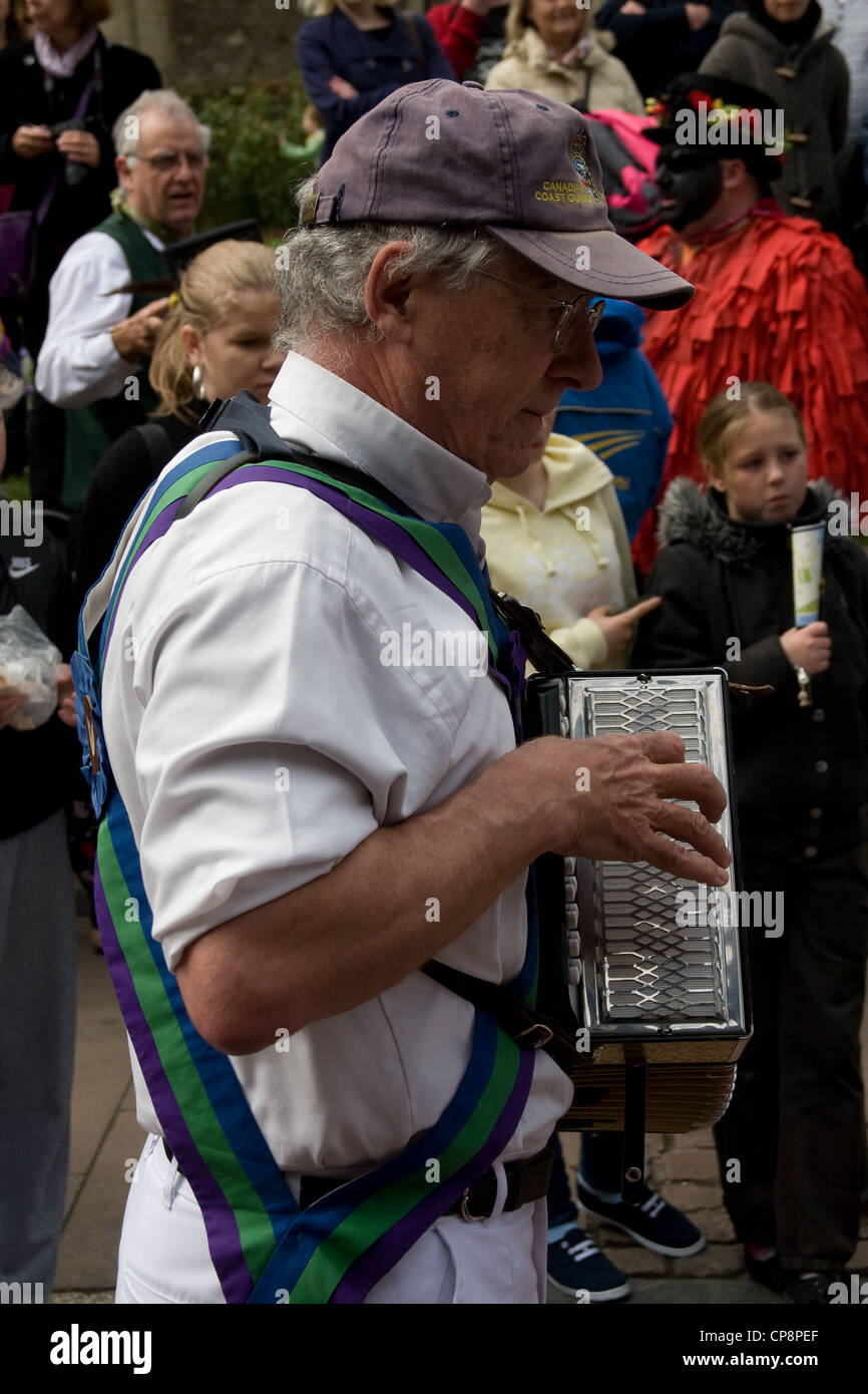 Fegt Morris tanzen jährliche Festival Rochester Kent England UK Stockfoto