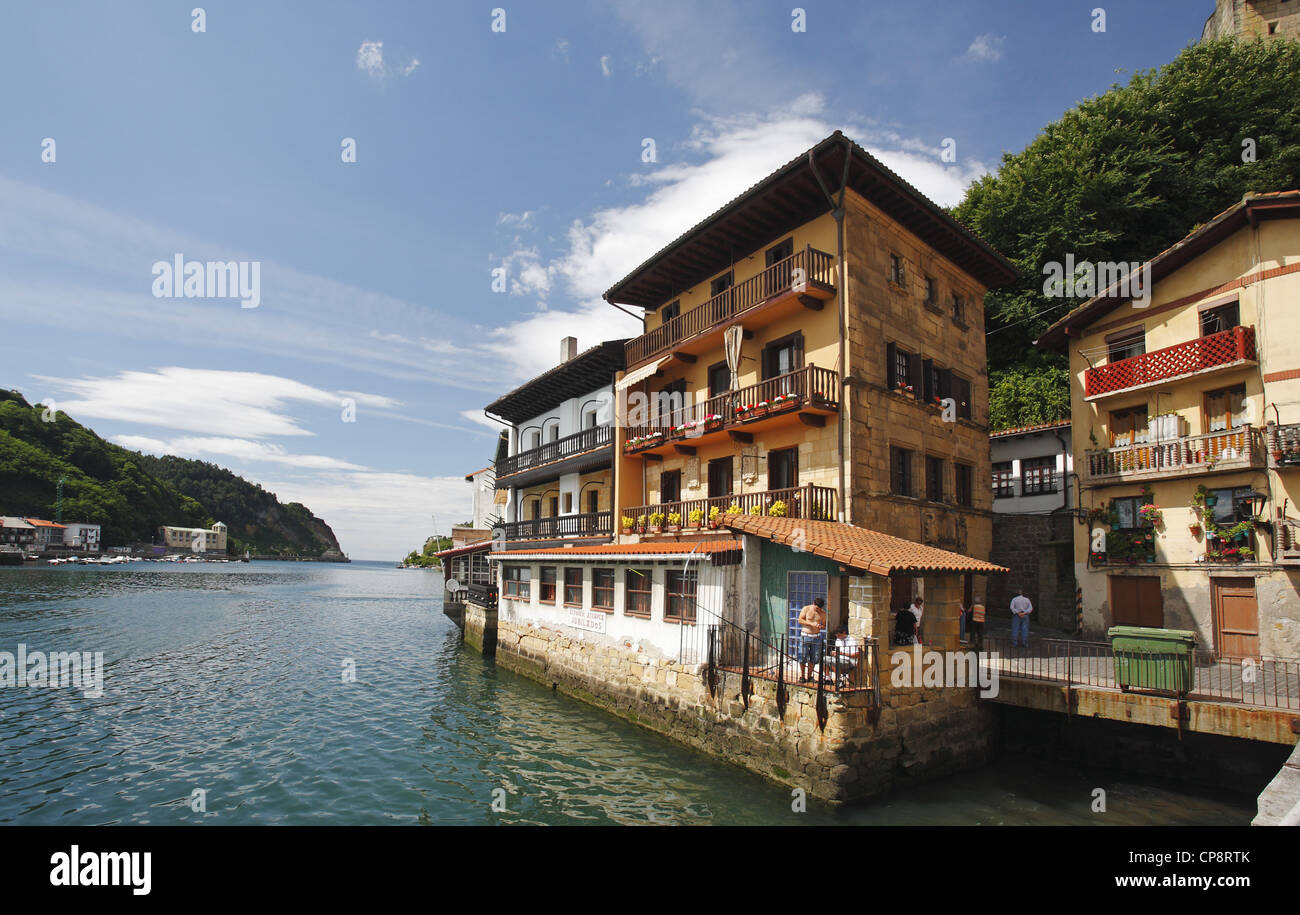 PASAI Donibane, Baskisches Land, Spanien Stockfoto