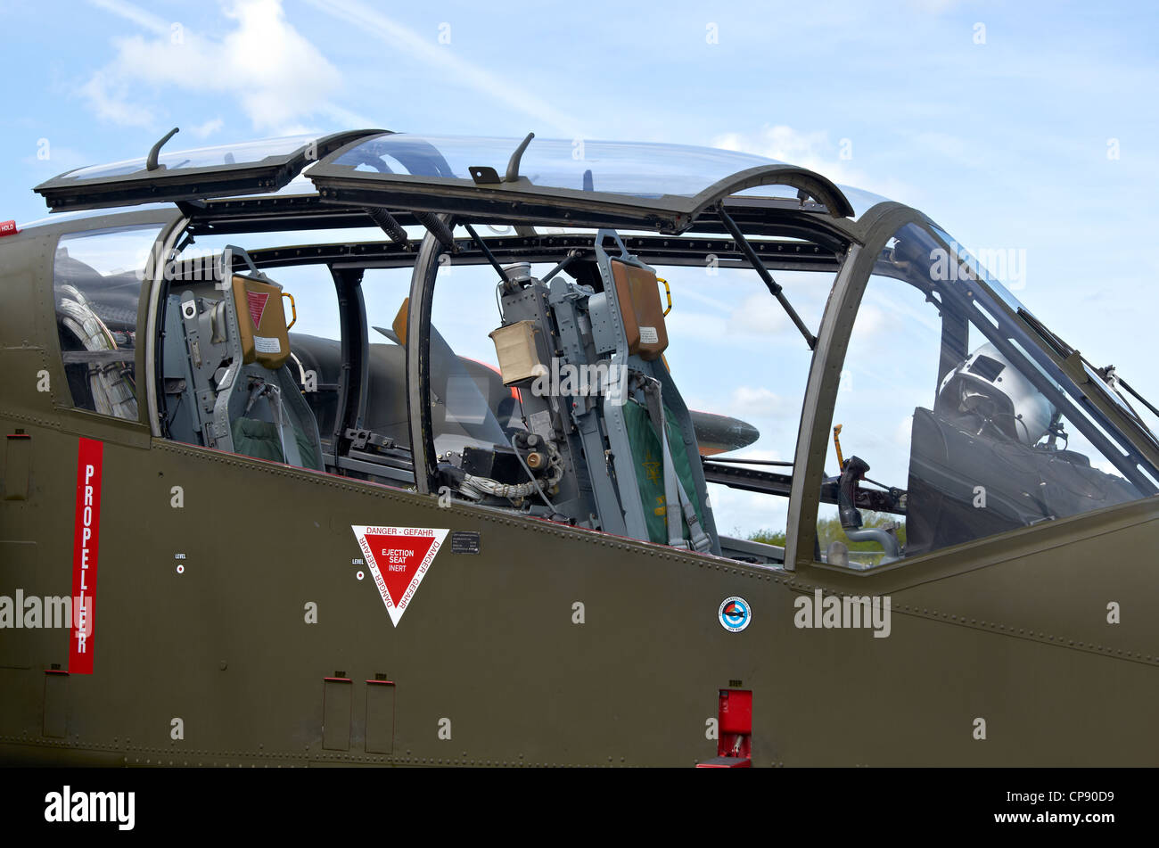 North American Aviation Rockwell OV-10 Bronco leichte Angriffs- und Beobachtung Turboprops in Abingdon Airshow 2012 Stockfoto