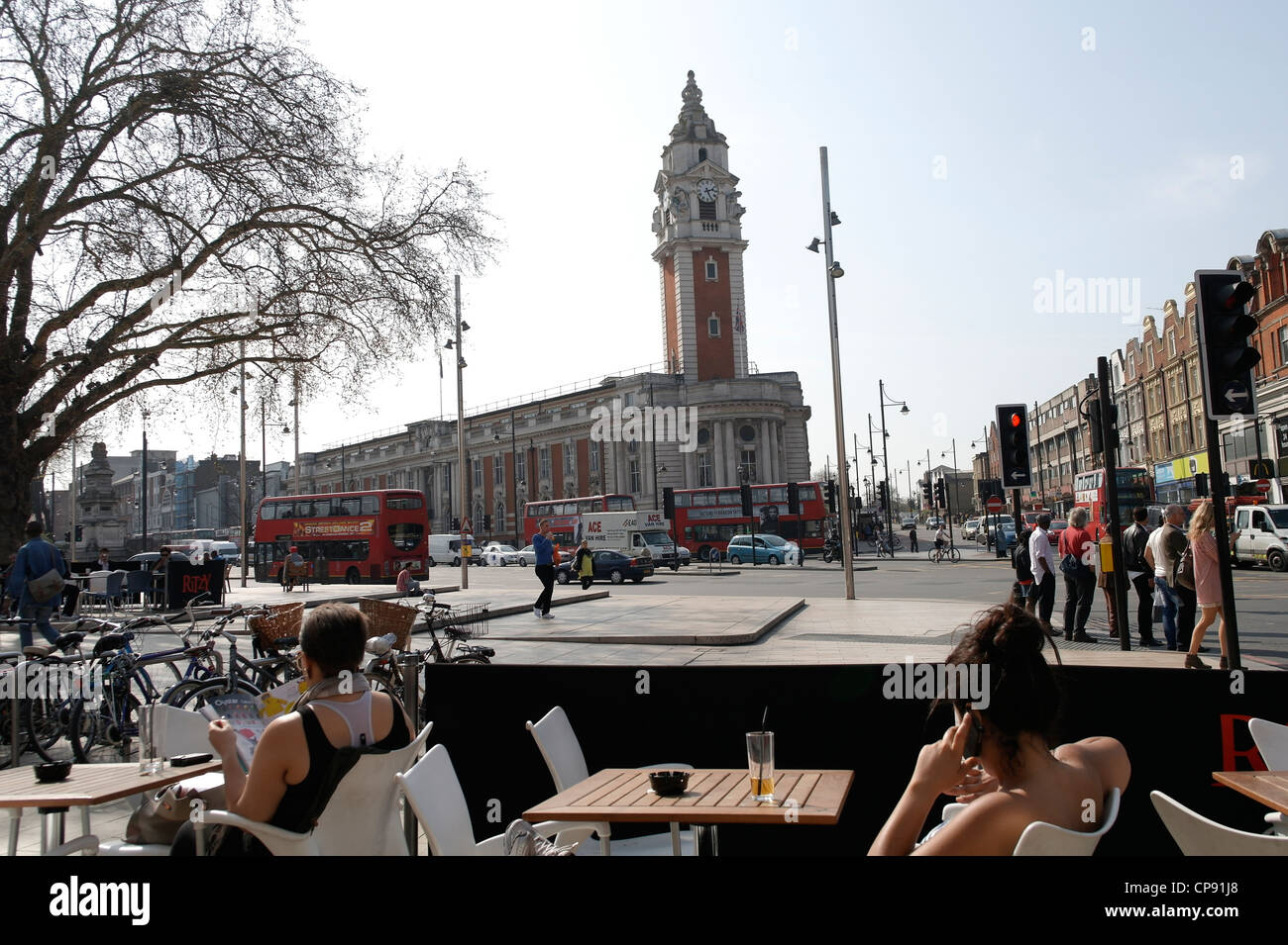 Brixton Rathaus Centre, London Stockfoto