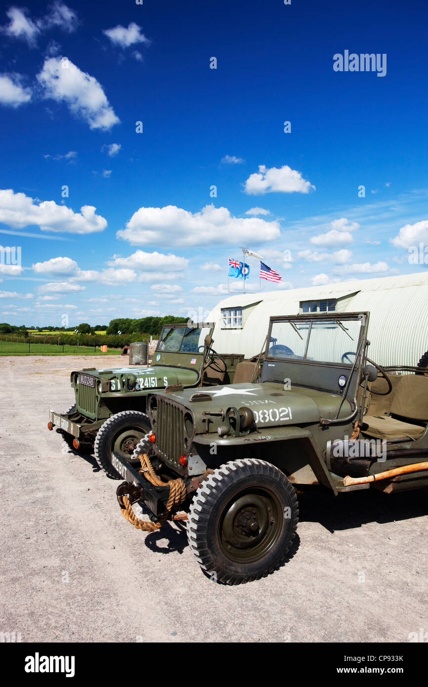 Luftfahrtmuseum, Unternehmen Aerodrome, Unternehmen, Northamptonshire, England, Vereinigtes Königreich Stockfoto