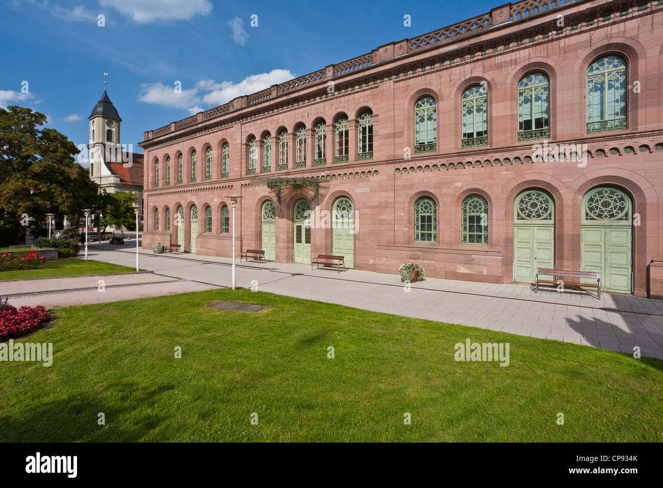 Deutschland, Baden-Wurttemberg, Blick auf Gebäude im maurischen Stil Stockfoto