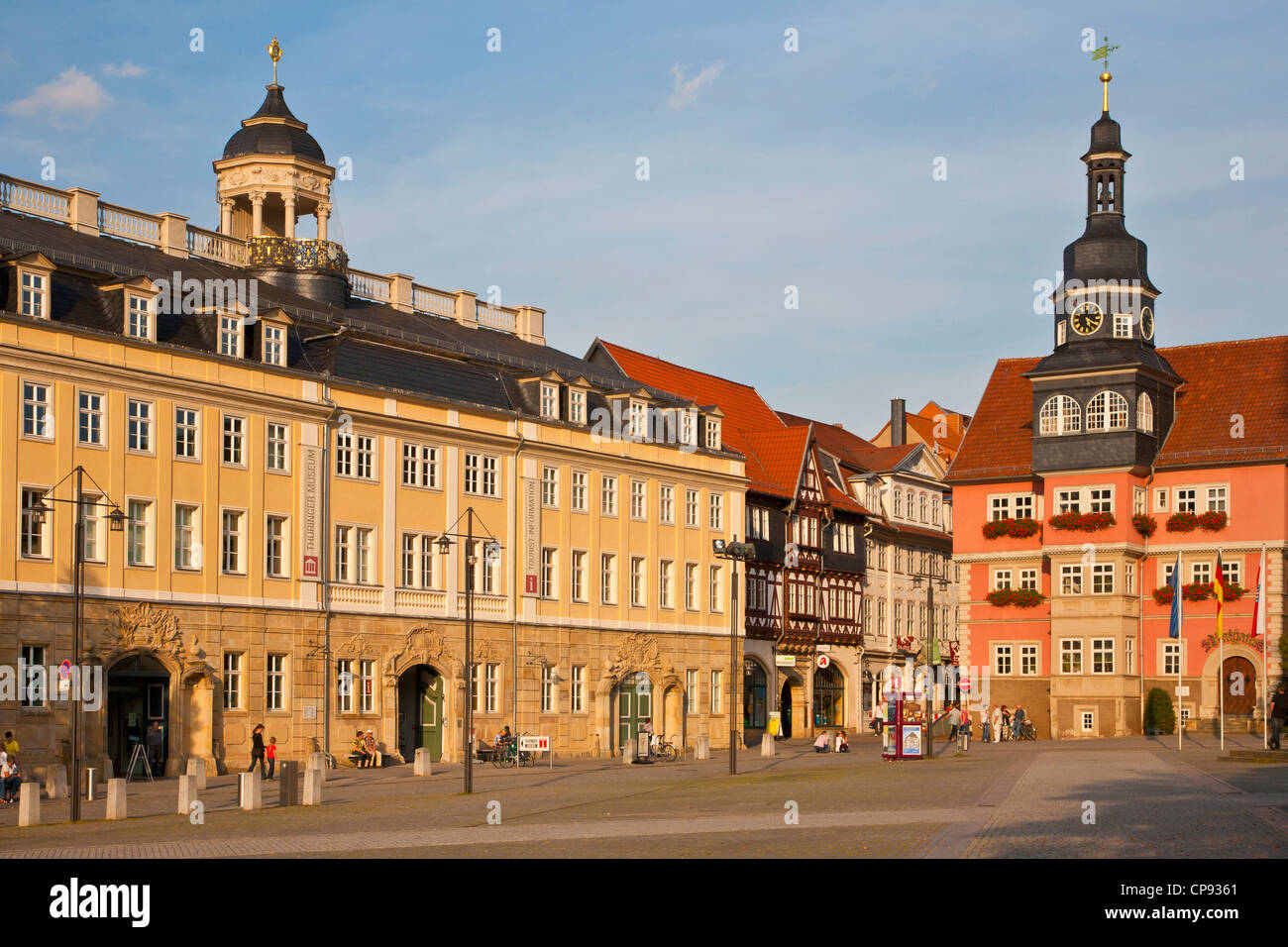 Deutschland, Thüringen, Eisenach, Ansicht des Palastes am Marktplatz Stockfoto
