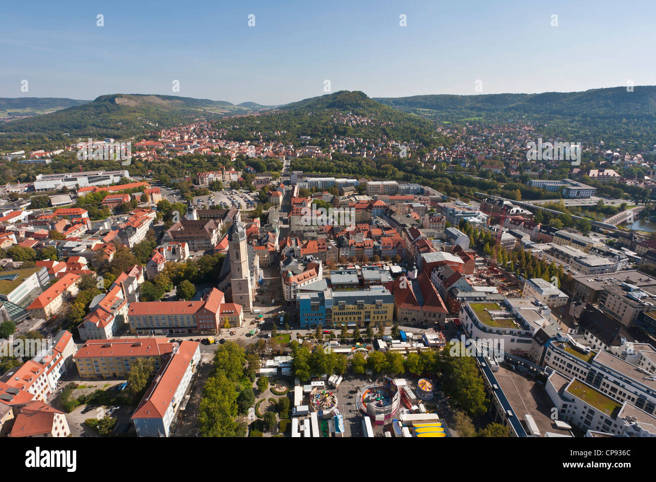 Deutschland, Thüringen, Jena, Stadt Stockfoto