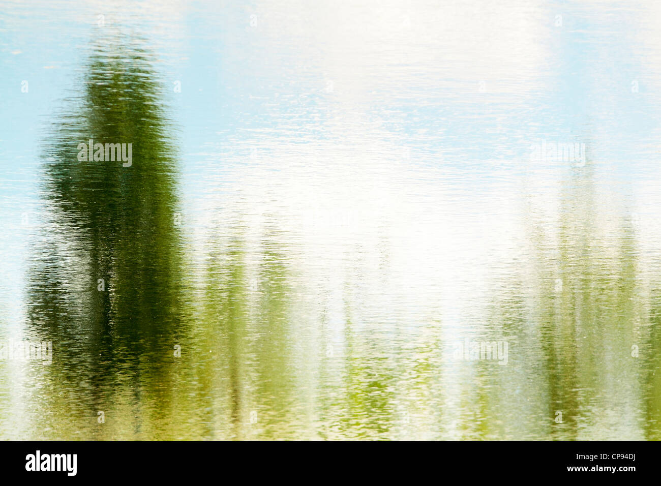 Farbe Naturszenen mit der Kamera und die Spiegelung des Wassers, die Hervorhebung der Textur und Hintergrund Stockfoto