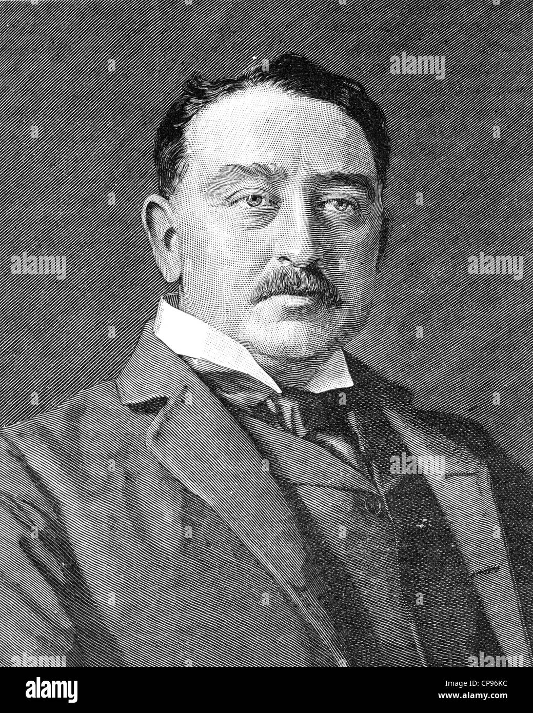 CECIL RHODES (1853-1902) südafrikanischer Geschäftsmann und Politiker Stockfoto