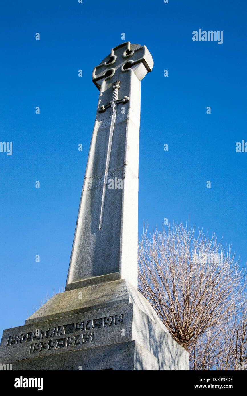 Kriegerdenkmal am Ende der North Street St Andrews Fife Schottland Stockfoto