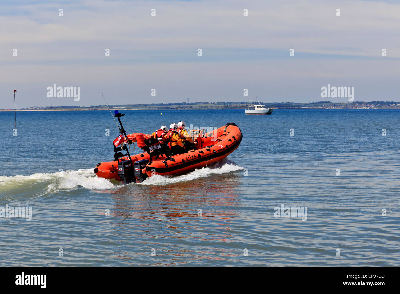 3915. RNLI-Rettungsboot starten, Whitstable, Kent, UK Stockfoto