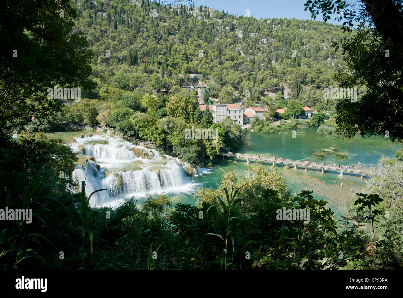 Krka Nationalpark, Dalmatien, Kroatien, Europa Stockfoto