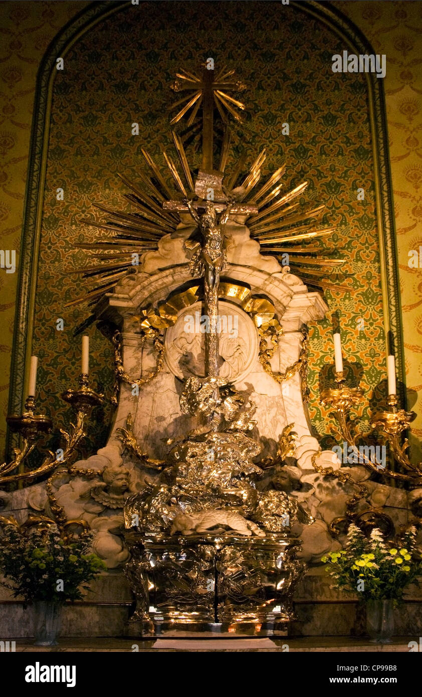 Basilika des Heiligen Blutes - Brügge Stockfoto
