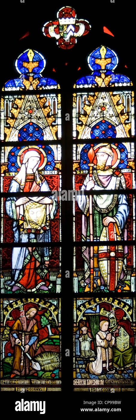 Basilika des Heiligen Blutes - Brügge Stockfoto