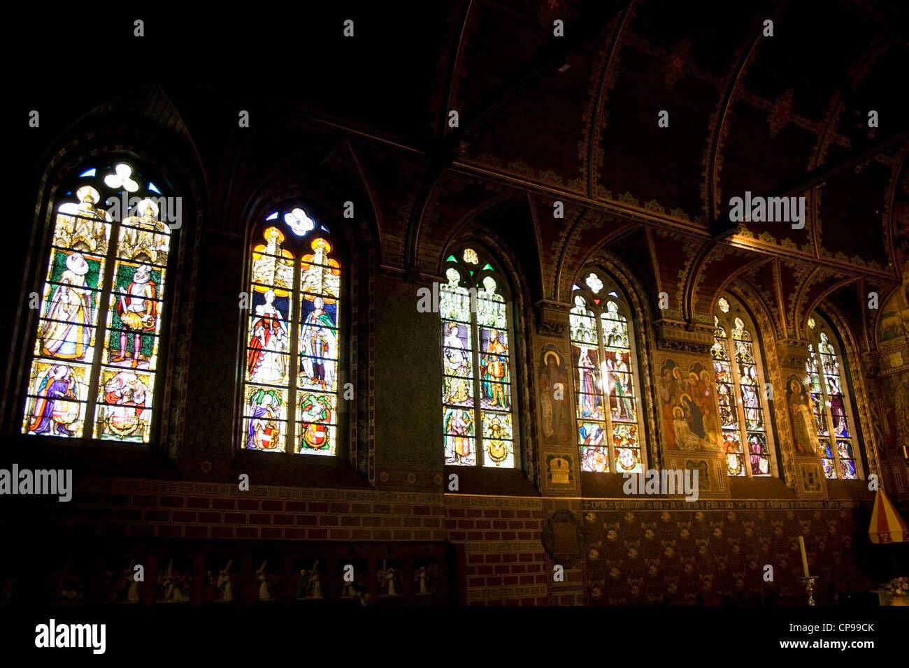 Basilika des Heiligen Blutes - Brügge Stockfoto