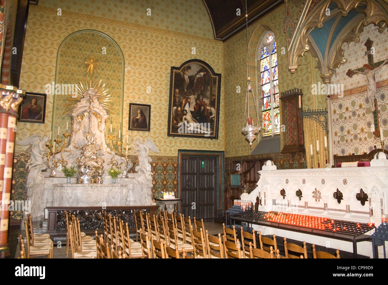 Basilika des Heiligen Blutes - Brügge Stockfoto