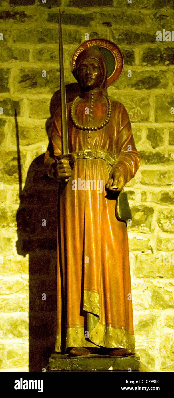 Statue des seligen Karl das gute Stockfoto