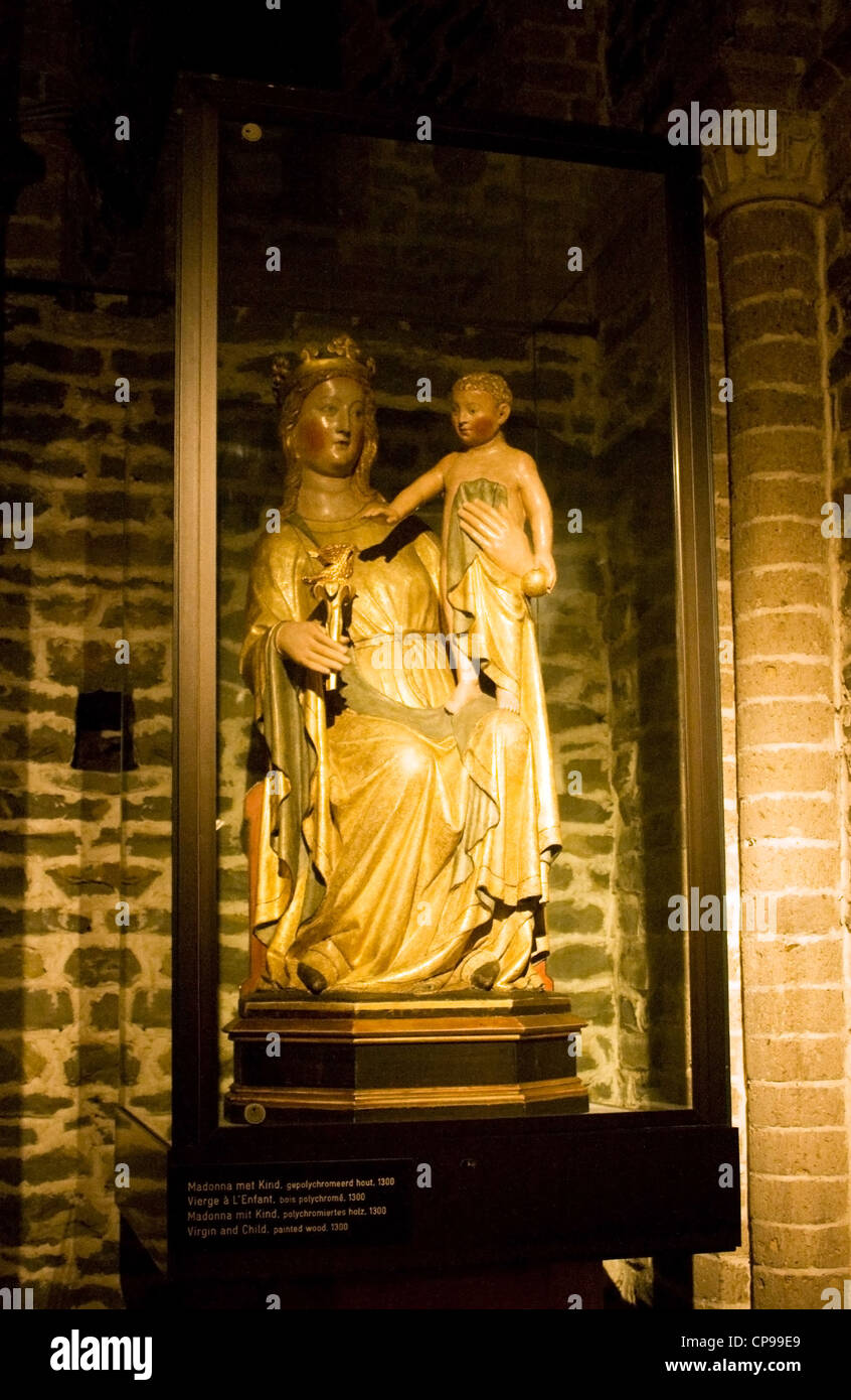 Basilika des Heiligen Blutes - Brügge Stockfoto