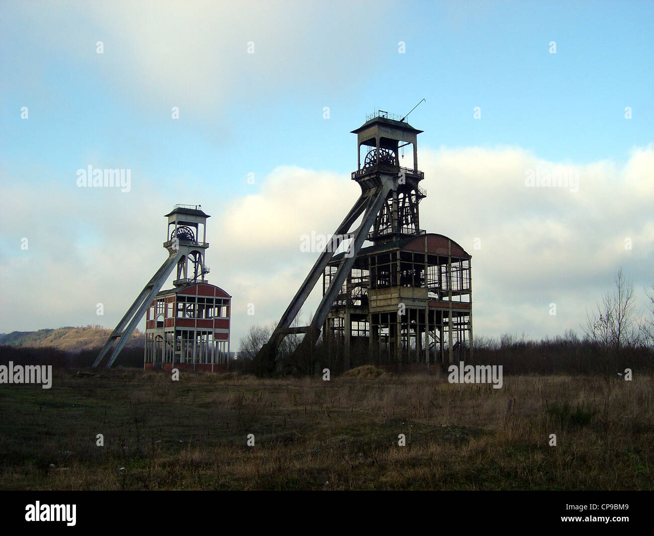 Verlassene Grube Wellen in Maasmechelen, Belgien Stockfoto
