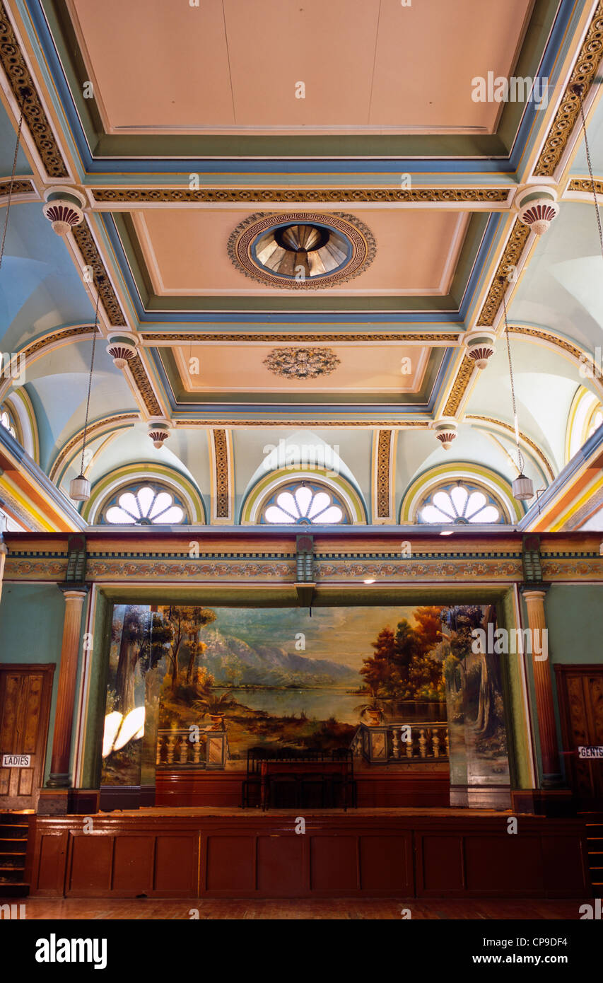 Restaurierten Interieur von der Stadt Halle, Deutschland Stockfoto