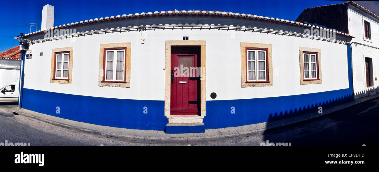 Küstendorf Vila Nova de Milfontes, Portugal Stockfoto