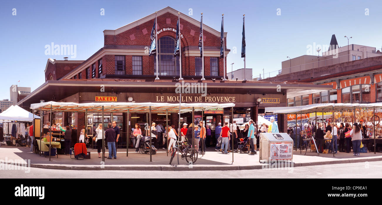 Von Ward Markt Aussicht auf. Ottawa, Ontario, Kanada 2012. Stockfoto