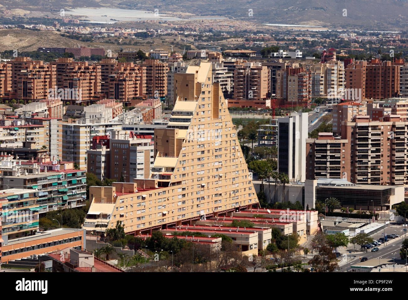 Stadtbild von Alicante Spanien, Katalonien Stockfoto