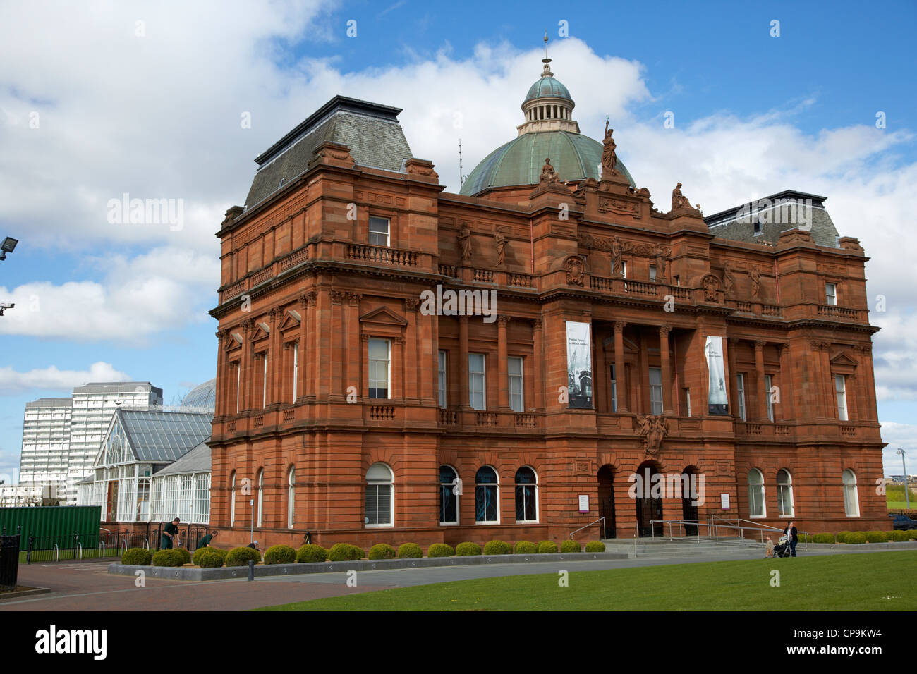 Glasgow Völker Palast und Wintergärten Schottland, Vereinigtes Königreich Stockfoto