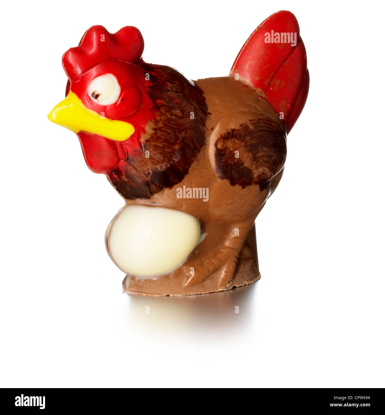 Ostern Schokolade Huhn und dem Ei Stockfotografie - Alamy