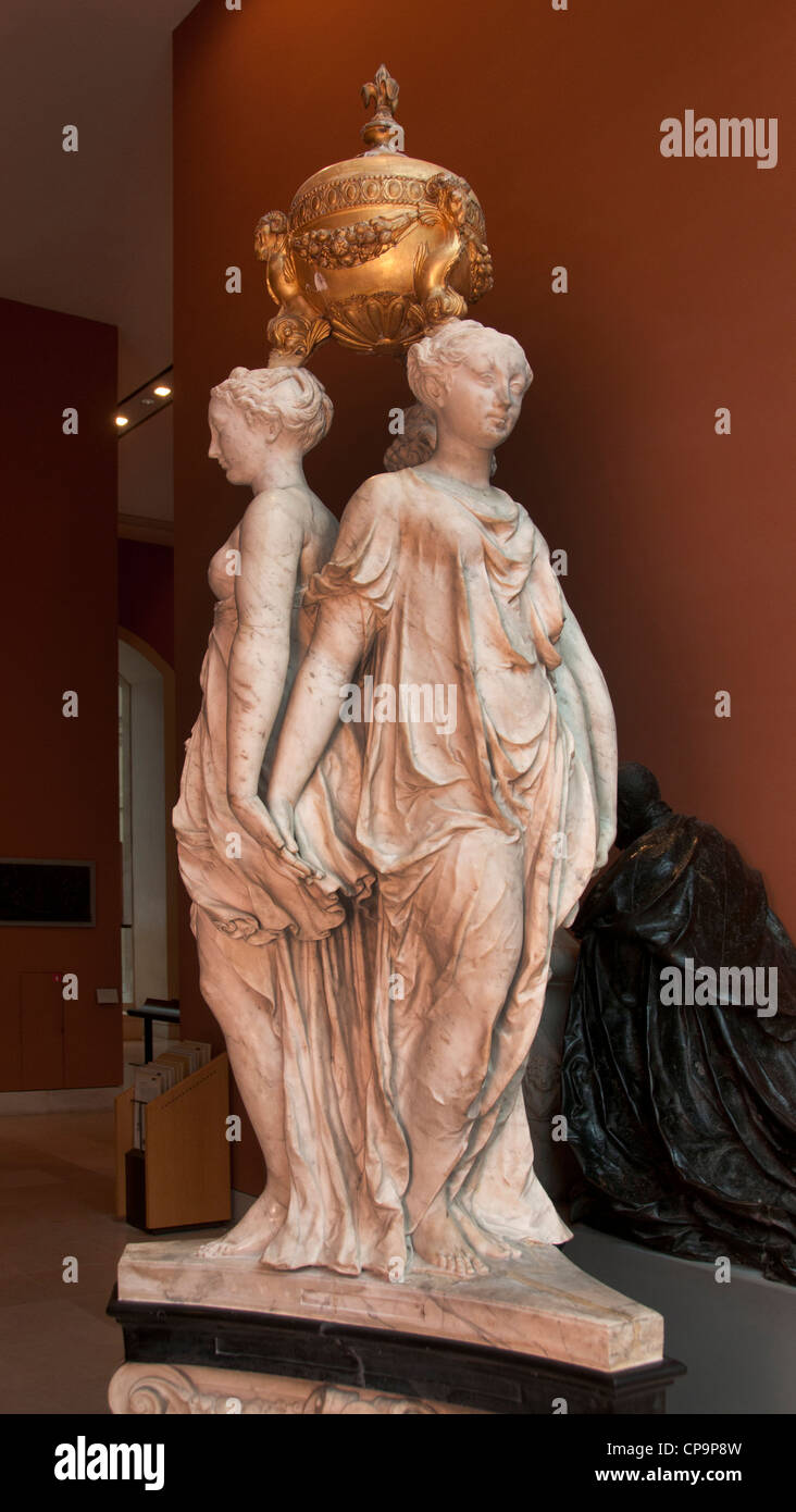 Herz-Denkmal von König Henry II von Domenico del Barbiere - Dominique Florentin und Dominique Florentin 1540-1590 Frankreich Französisch Stockfoto