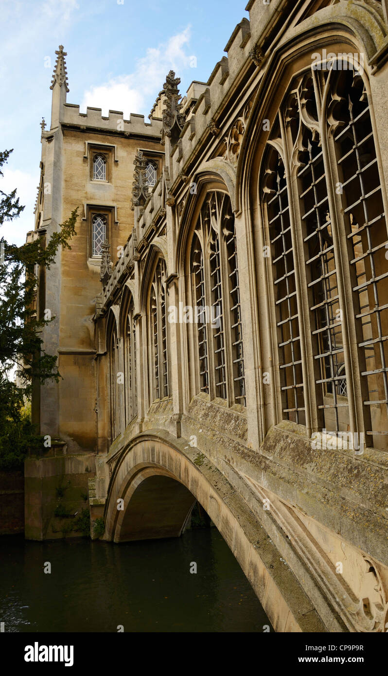 Cambridge College Gebäude Uni-Brücke der Seufzer Stockfoto