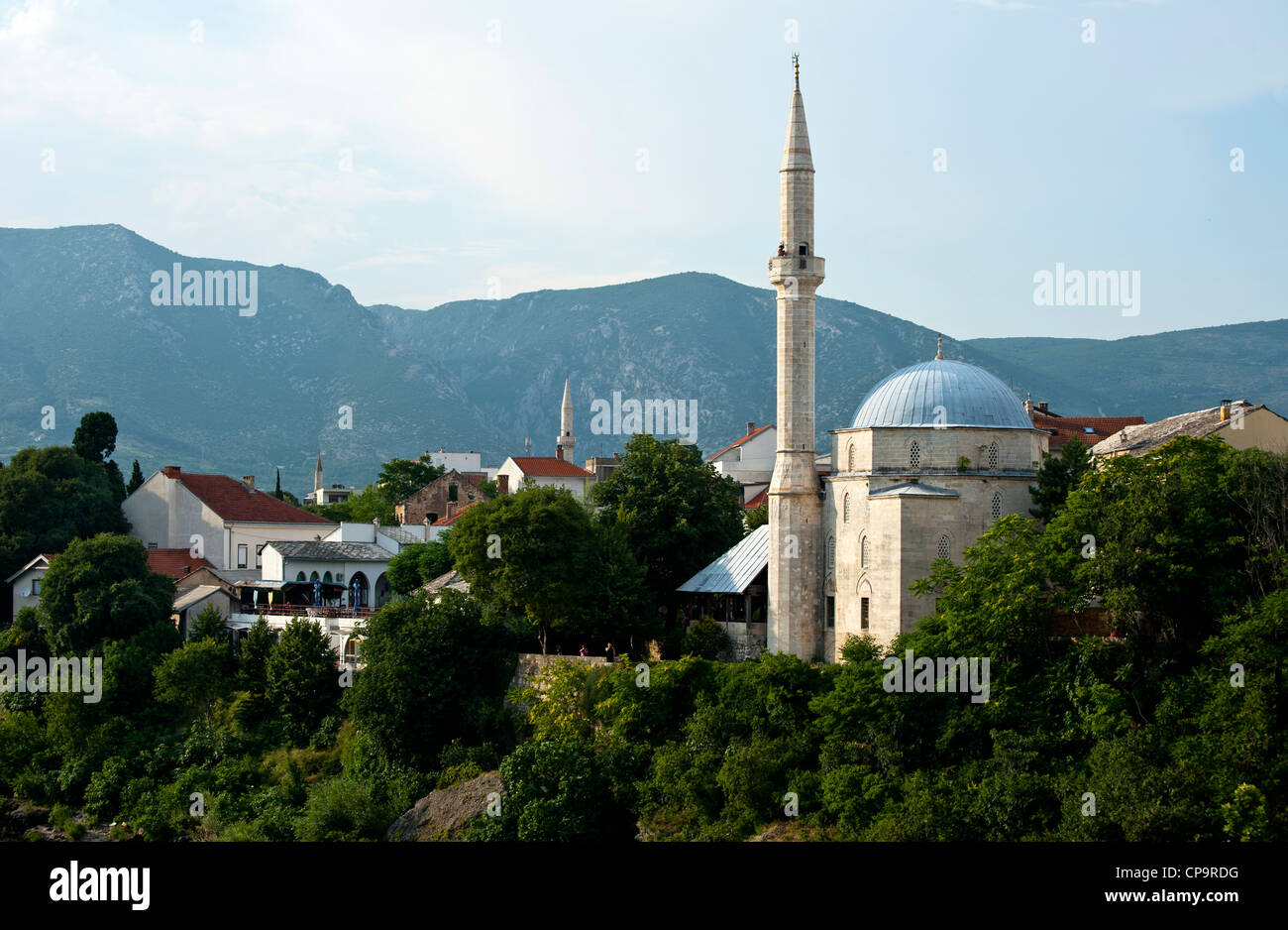 Blick auf Mostar.Mostar.Bosnia - Herzegovina.Balkans.Europe. Stockfoto