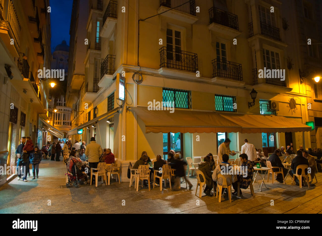 Casa Aranda Café außen Malaga Andalusien Spanien Mitteleuropa Stockfoto