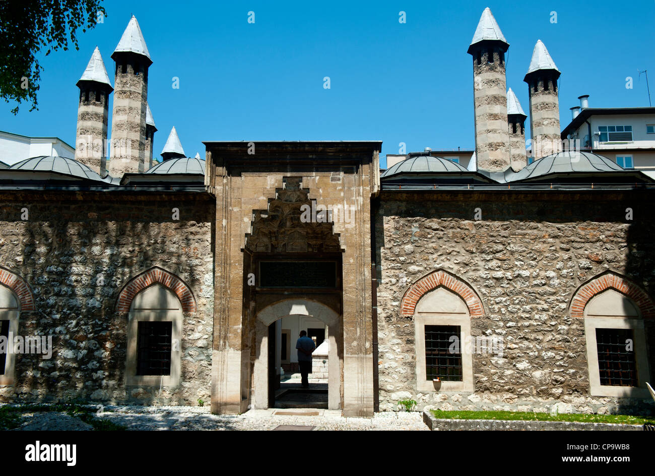 Gazi Husrev-Bey Madrasa, bekannt als Kursumli, gebaut im Jahre 1537. Sarajevo. Bosnien und Herzegowina. Balkan. Europa. Stockfoto