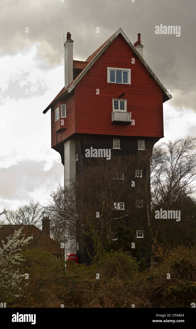 Haus in den Wolken, ein 20er Follie in Suffolk Vereinigtes Königreich Stockfoto