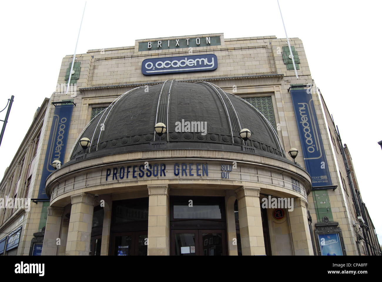 Brixton Academy mit Professor Green Stockfoto